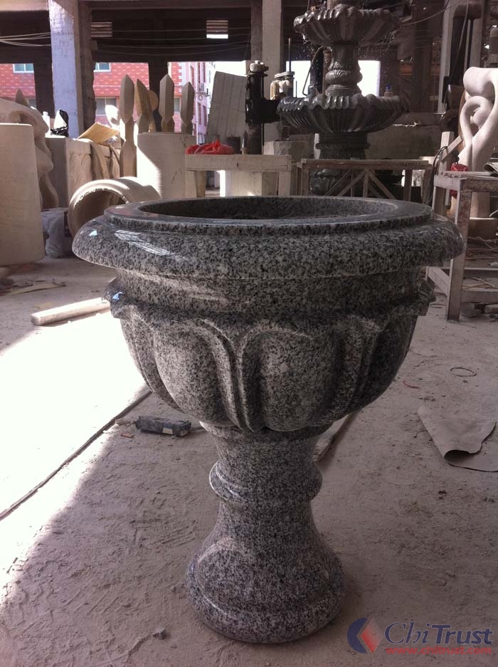 Stone Flower Pot 07